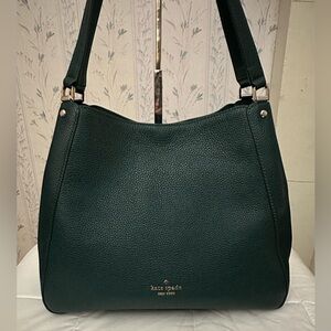 Kate Spade Green Leather Shoulder Bag